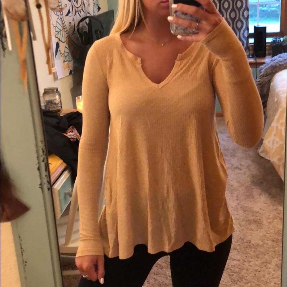 Yellow Hollister Long Sleeve